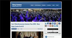 Desktop Screenshot of cincygroove.com